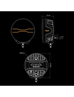 Strands FOR9T Dragon Drive 7″ – LED Driving Light