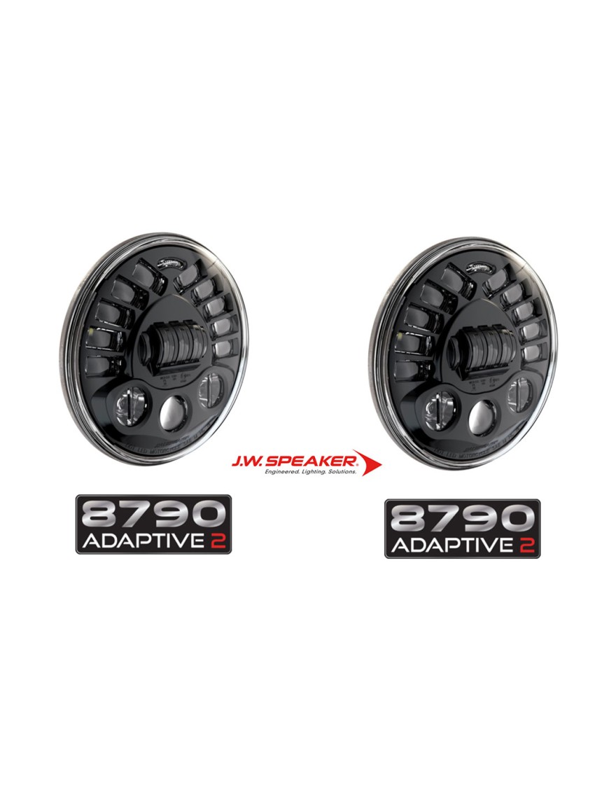 J.W. Speaker 8790 Adaptive 2 – Set of 7" LED Headlights (0555011)
