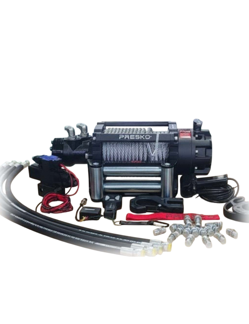 Presko MAMMOTH 15.0H – Hydraulic Winch | 15000 lbs | 6810 kg Pulling Capacity