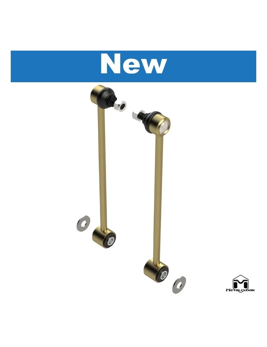 MetalCloak Rear Sway Bar Link Extension Kit 14 Inch Jeep Wrangler JK