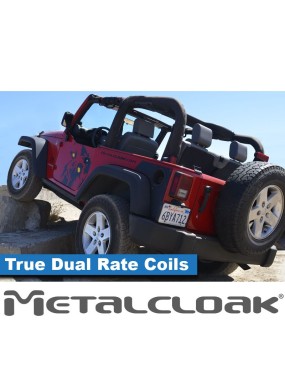 JK Wrangler Coils 3,5" 2 Door | 2,5" 4 Door True Dual Rate Coil Rear