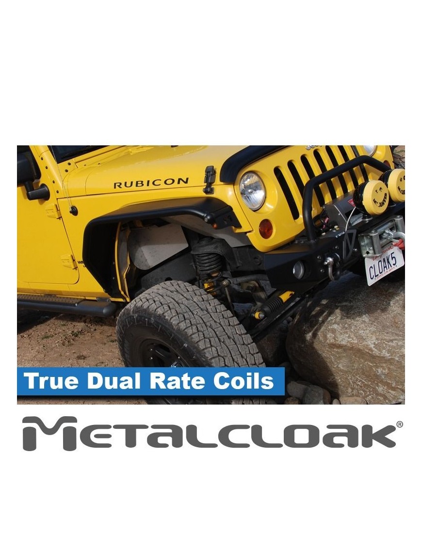 JK Wrangler Coils 2 Door 3.5" |4 Door 2.5" True Dual Rate Coils Front