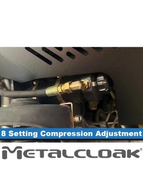 RockSport BLACK 2.5"/3.5" JK Wrangler Reservoir Long Travel Shocks |Adjustable Front Pair