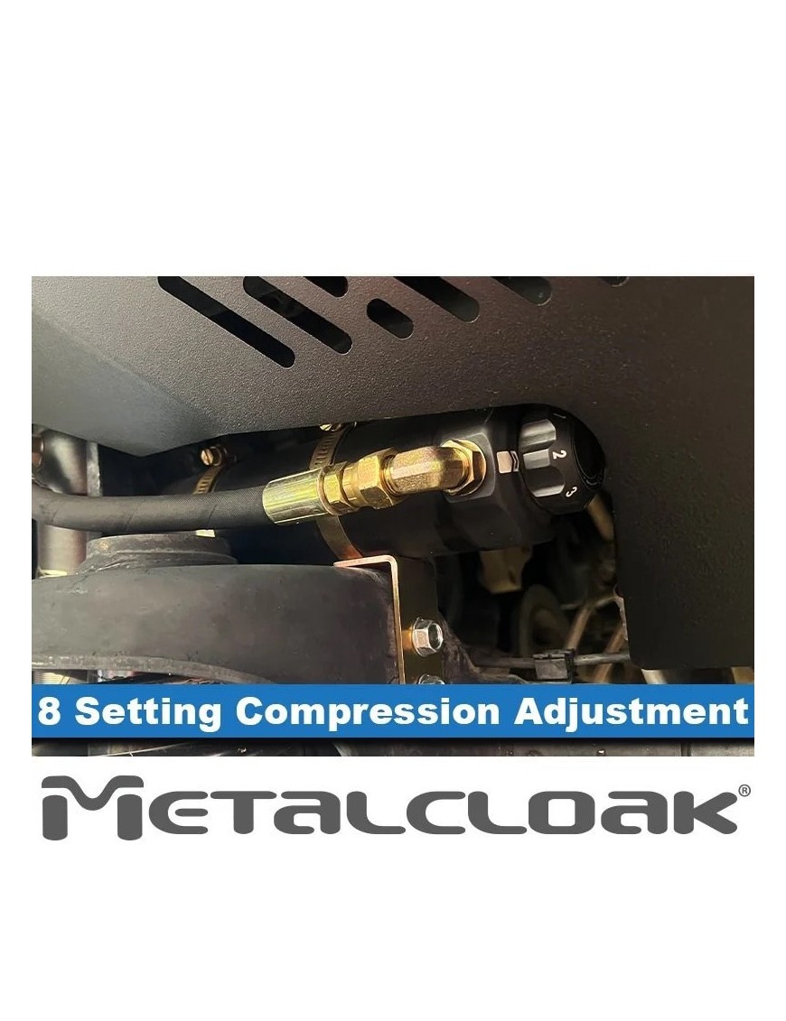 RockSport BLACK 2.5"/3.5" JK Wrangler Reservoir Long Travel Shocks |Adjustable Front Pair