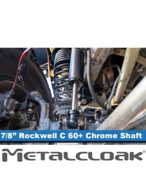 RockSport BLACK 2.5"/3.5" JK Wrangler Reservoir Long Travel Shocks |Adjustable Front Pair