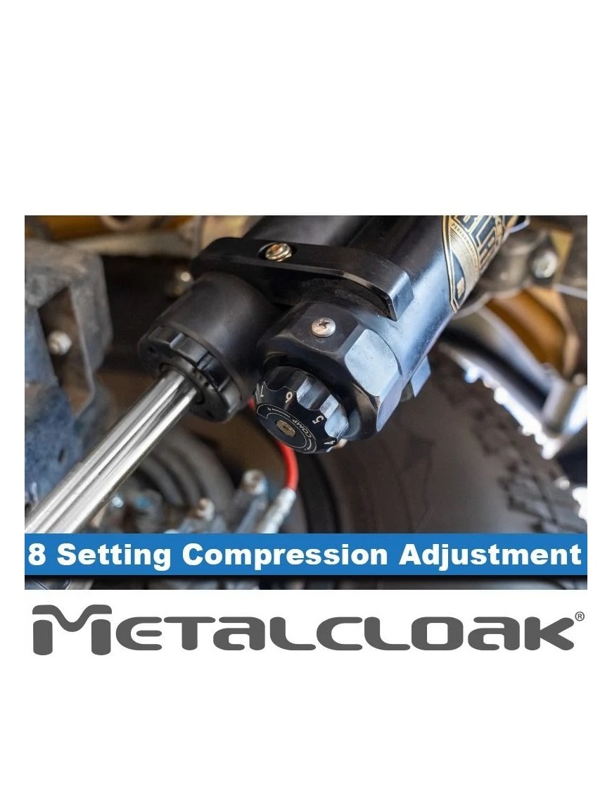 RockSport BLACK 2.5"/3.5" JK Wrangler Reservoir Long Travel Shocks Adjustable Rear Pair