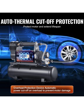 Kompresor 12V 150 PSI z butlą