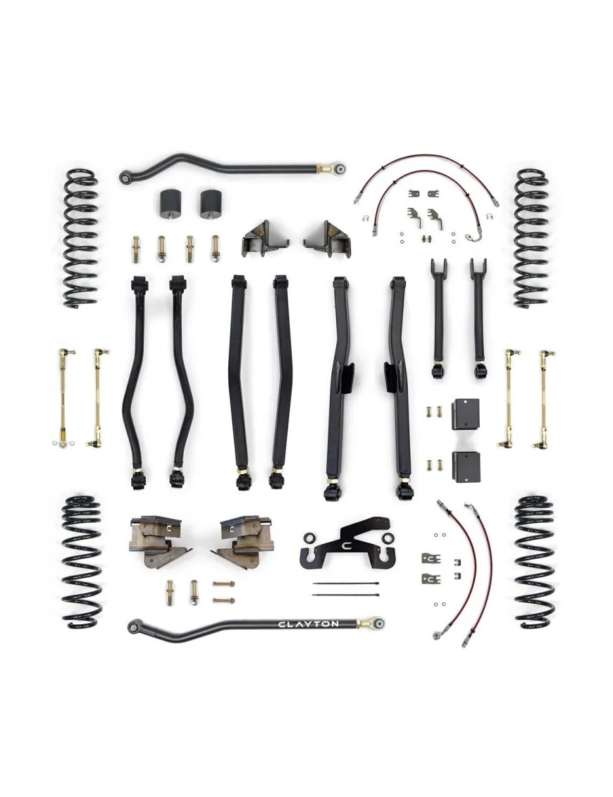 Adjustable Long Arm Control Arms and Track Bars Jeep Wrangler JL