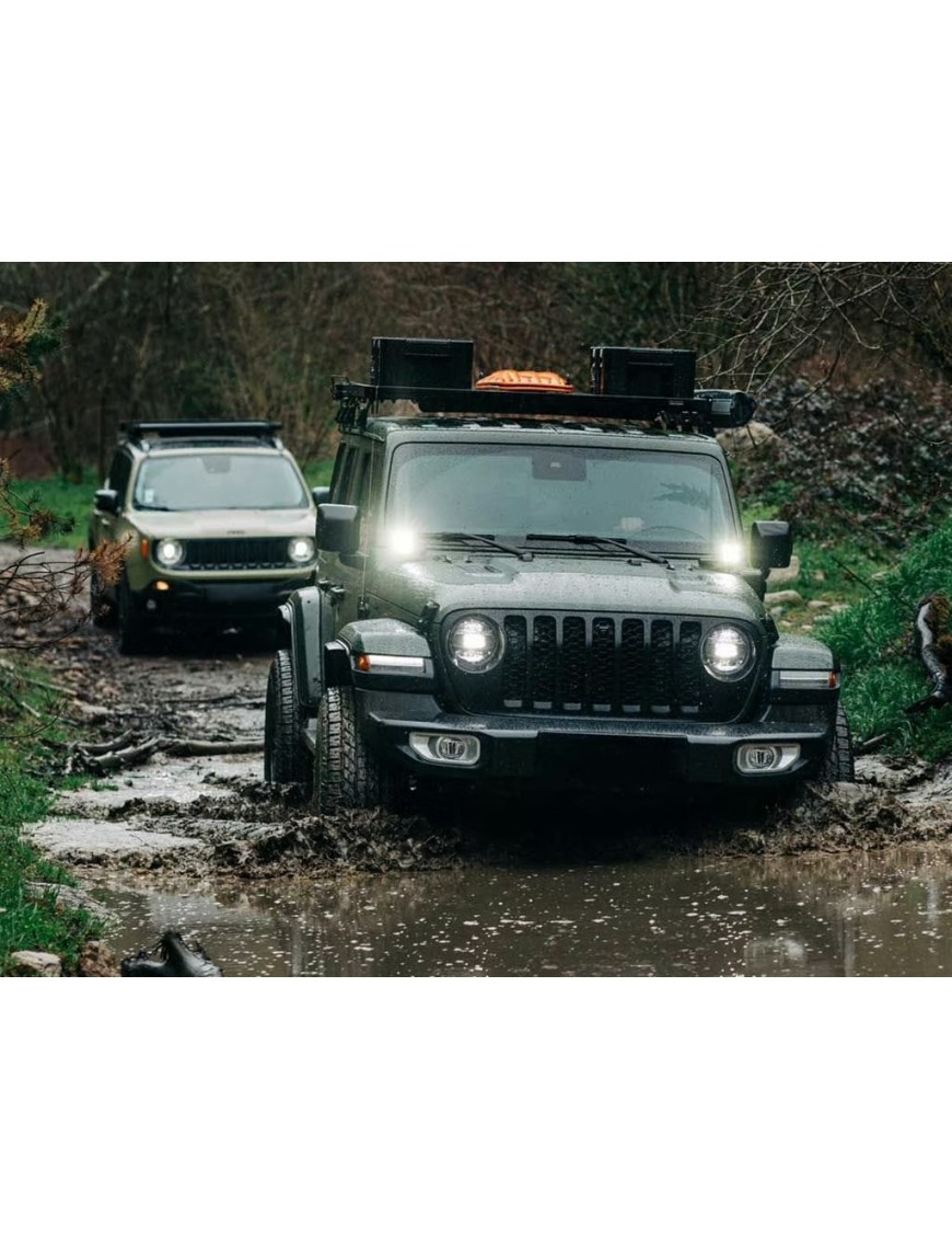 Slimline II 1/2 Tall Roof Rack Kit Jeep Wrangler JL 4 Door 2018+