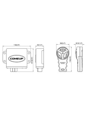 Wireless Remote Control RF-24DP-D for CUB 2/3/4