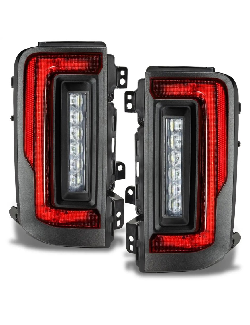 Flush LED Tail Lights for Ford Bronco 2021–2025 Wraparound