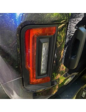 Flush LED Tail Lights for Ford Bronco 2021–2025 Wraparound