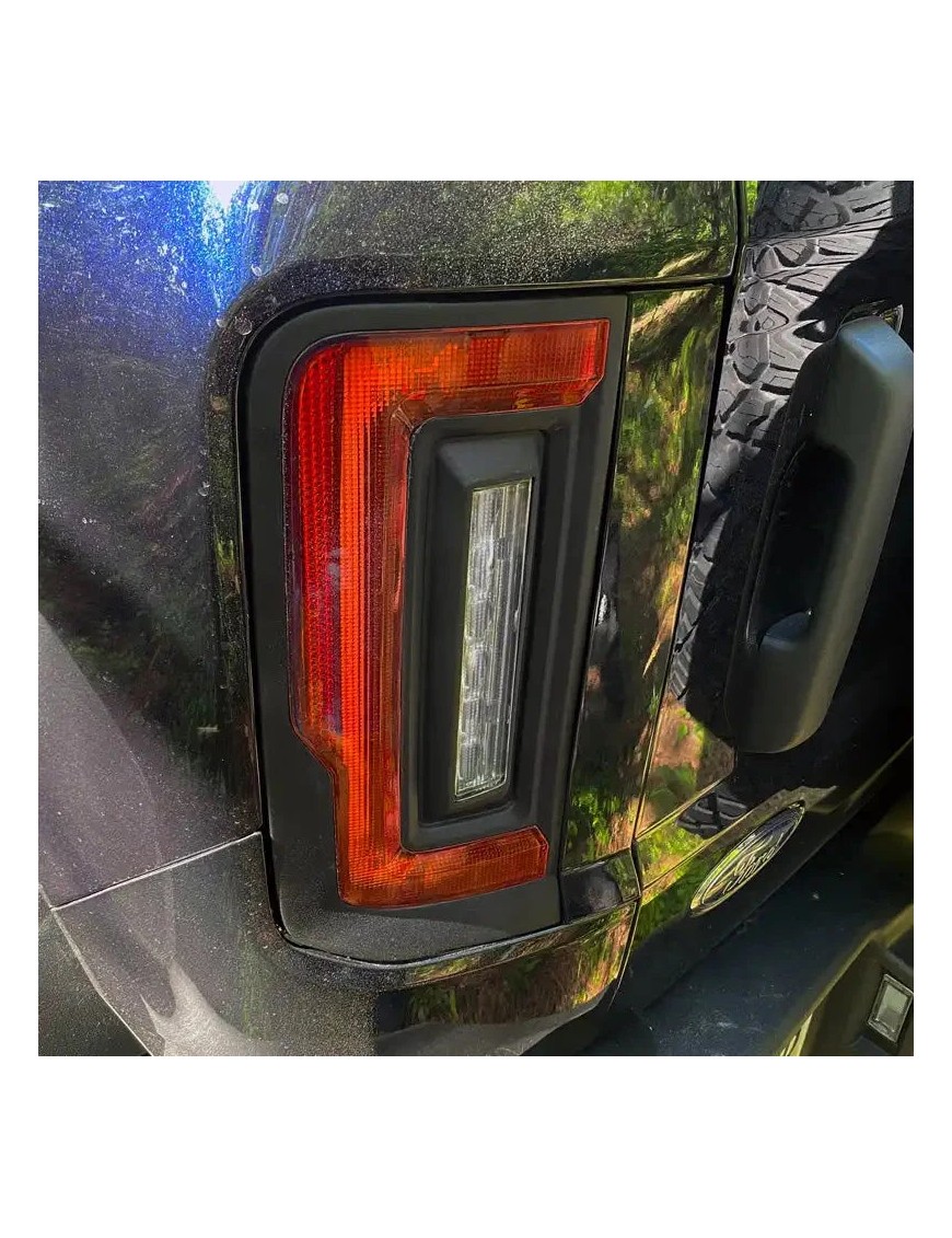Flush LED Tail Lights for Ford Bronco 2021–2025 Wraparound