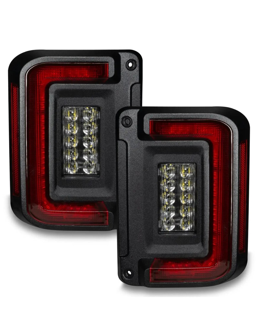 ORACLE Lighting Flush Mount LED Tail Lights for 2007-2017 Jeep Wrangler JK