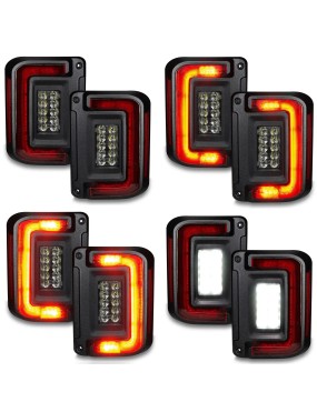 ORACLE Lighting Flush Mount LED Tail Lights for 2007-2017 Jeep Wrangler JK