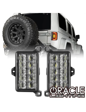 ORACLE Lighting Flush Mount LED Tail Lights for 2007-2017 Jeep Wrangler JK