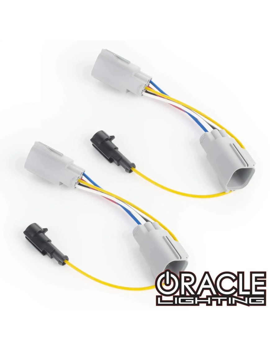 ORACLE Lighting Adapter Harness for Export Model Euro/UAE Jeep Wrangler JK Tail Light Amber Turn Signal (Pair)