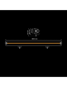 Siberia XPA DR LED bar 32" with white/amber position light