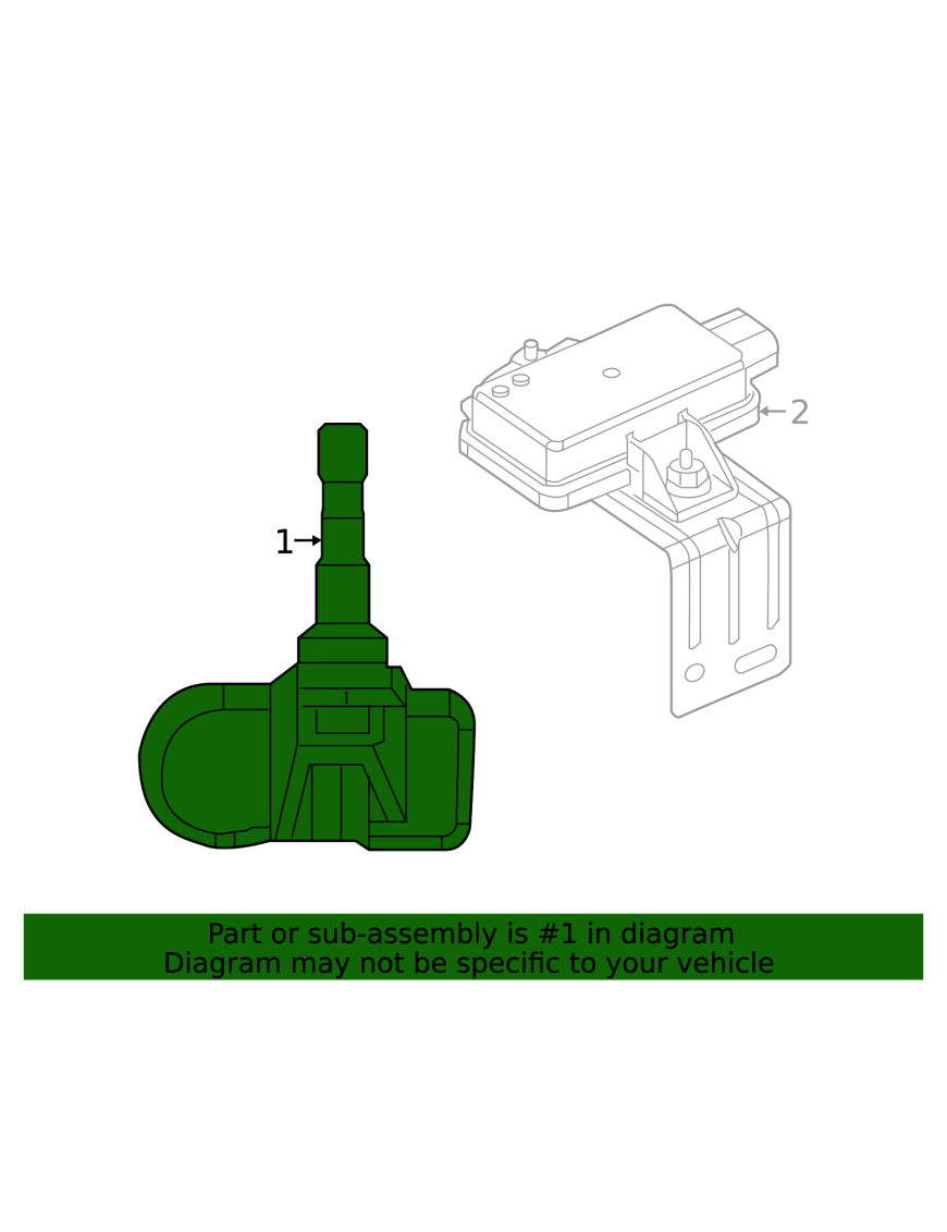 Mopar Replacement TPMS Sensors 68339096AB