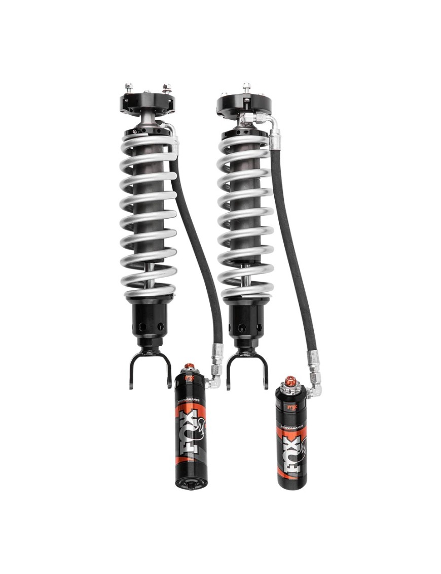 SET of Front nitro Coilover Fox Performance Elite 2.5 Reservoir adjustable DSC Lift 2"