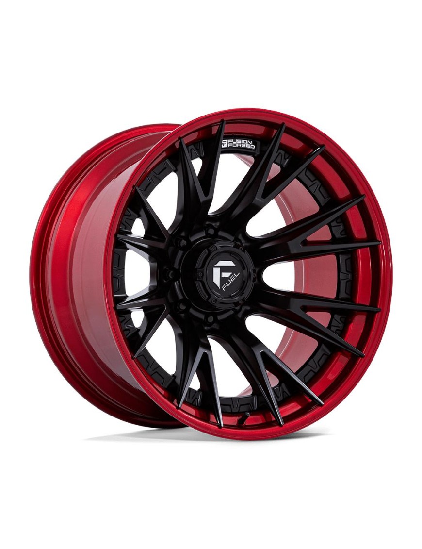Felga aluminiowa FC402 CATALYST Matte Black W/ Candy Red Lip FUEL