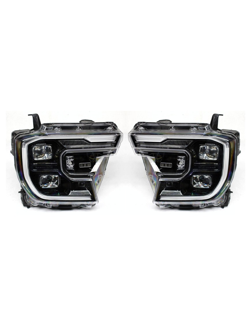 Ford Ranger T9 2023+ Clear 4-Lens LED Headlights