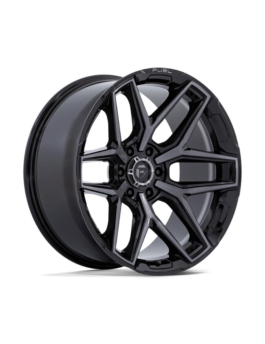 Felga aluminiowa FLUX Gloss Black Brush Fc Gray Ddt FUEL