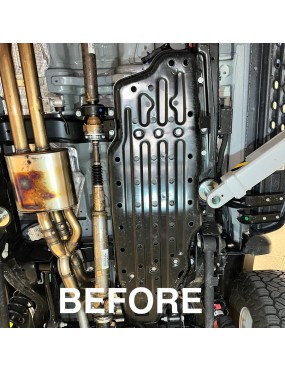 Ford Ranger Raptor gas tank skid plate
