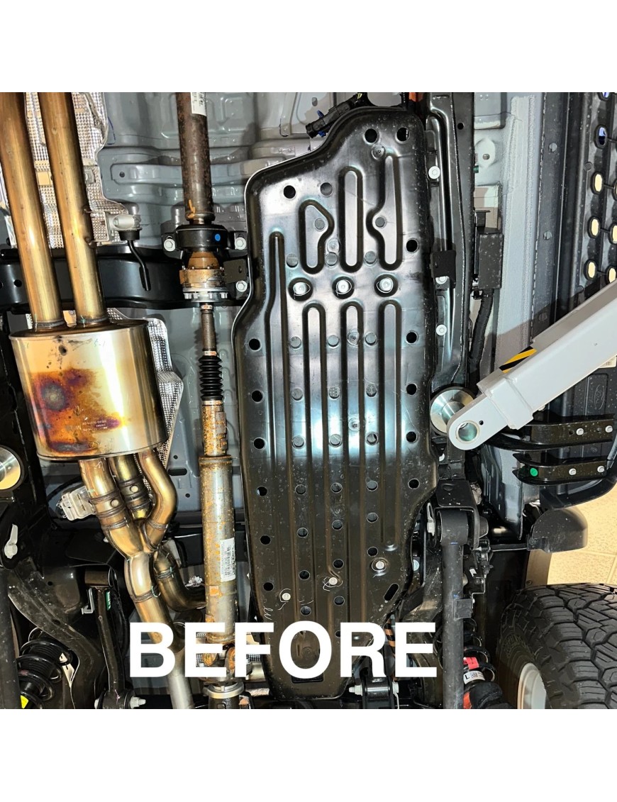 Ford Ranger Raptor gas tank skid plate