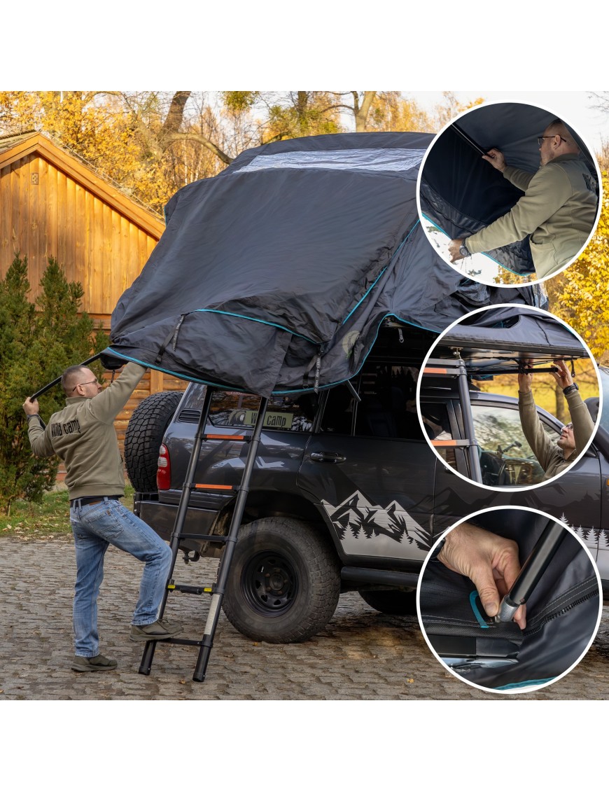 Namiot Dachowy Wild Camp Missisipi II 180 DAY&ampNIGHT + mata Antykondensacyjna