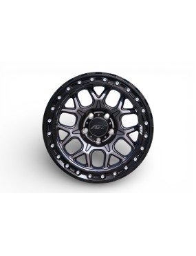 Aluminum Beadlock Wheel 17x9.5 ET-12 5x127 CB71.6 with Xgroove System