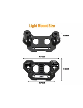 Jeep Wrangler JL/JLU/JT cowl light brackets A-Pillar