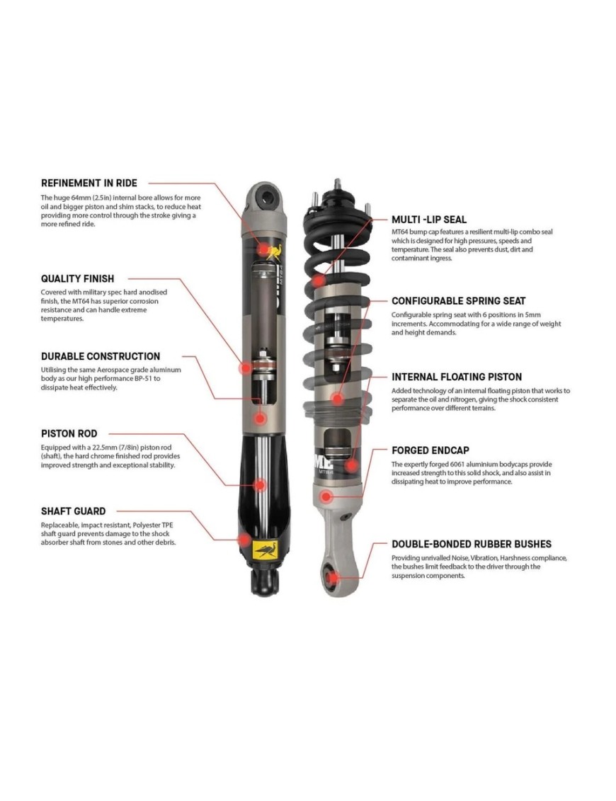 MT64 Shock Absorber Rear MT64601041