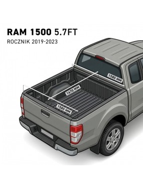 Dodge RAM 1500 5.7ft hardtop canopy
