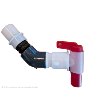 Rotopax 45° vented spigot RX-KRA-45