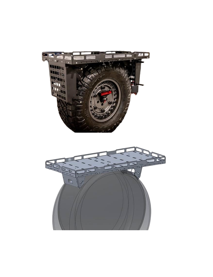 spare tire rack Jeep Wrangler