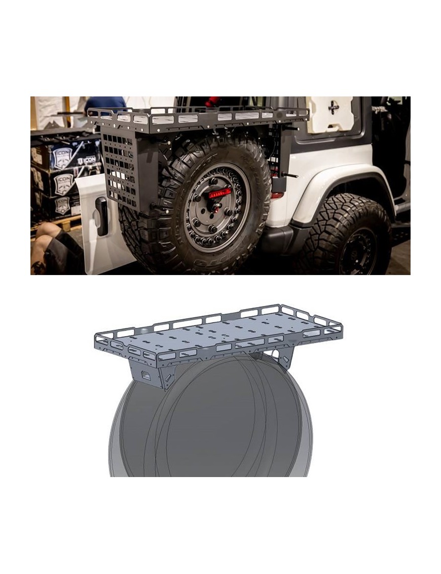 spare tire rack Jeep Wrangler