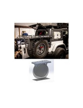 spare tire rack Jeep Wrangler
