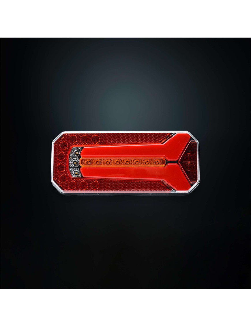 STRANDS 5 FUNC. TAILLIGHT UNIVERSAL RECTANGULAR
