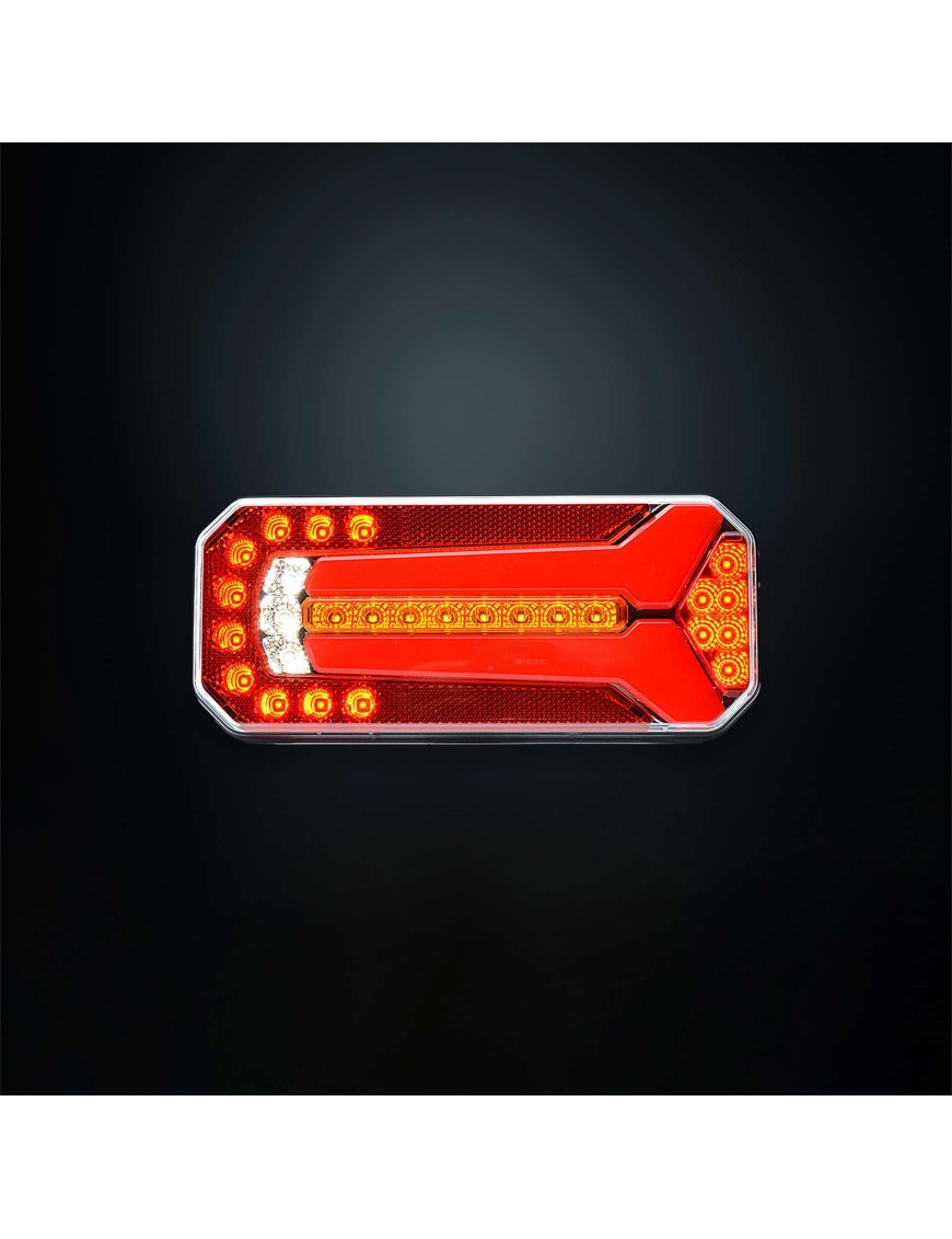STRANDS 5 FUNC. TAILLIGHT UNIVERSAL RECTANGULAR