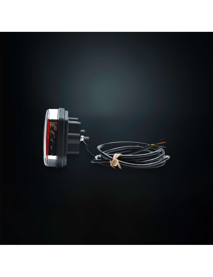 STRANDS 5 FUNC. TAILLIGHT UNIVERSAL RECTANGULAR