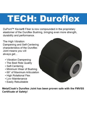 Duroflex Control Arms, TJ/LJ Upper Front