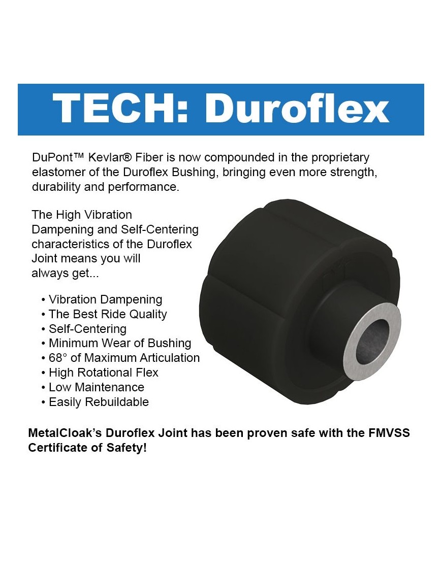 Duroflex Control Arms, TJ/LJ Upper Front