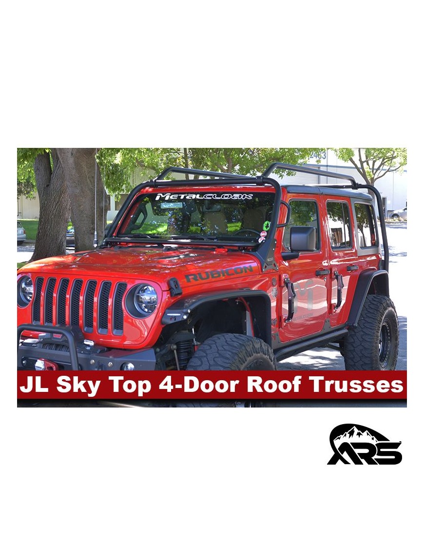 4-Door Rocklander Sky One-Touch Top Roof Trusses | JL Wrangler