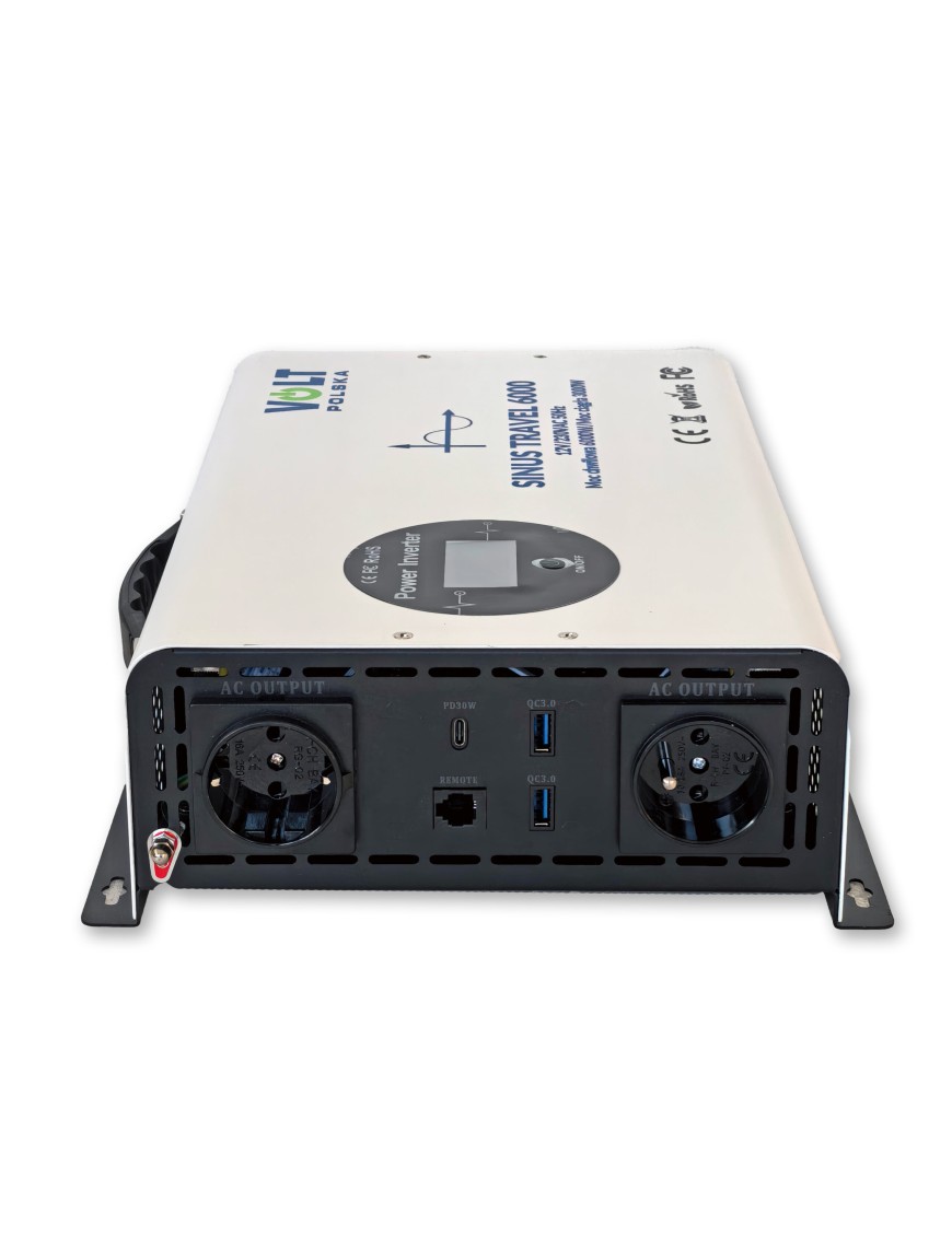 VOLT Polska SINUS TRAVEL 6000 12/230V WHITE