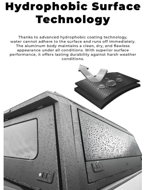 Aluminum Glazed Canopy Toyota Hilux