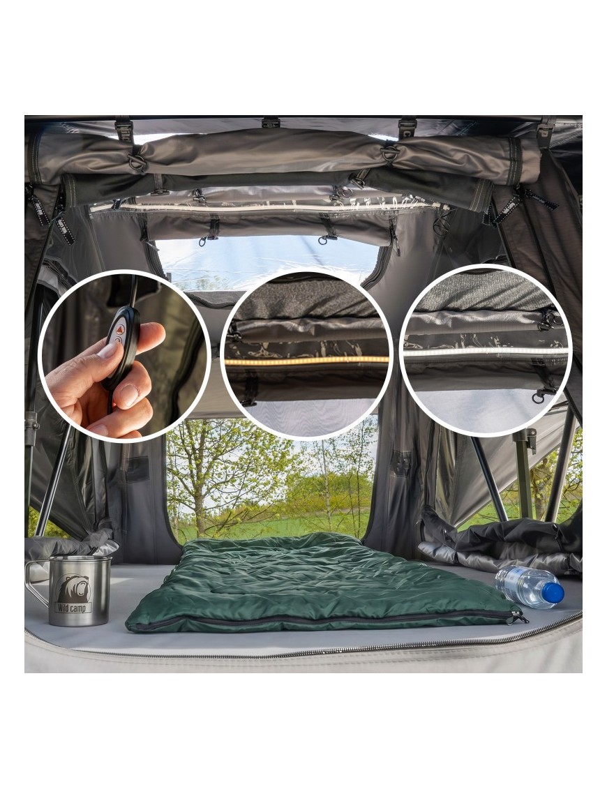 WildCamp Orinoko 130 UltraLight roof top tent