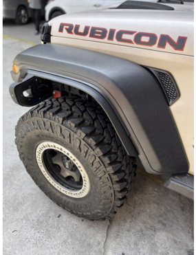 Jeep Wrangler JL JLU Rubicon USA Fender Flare Extensions