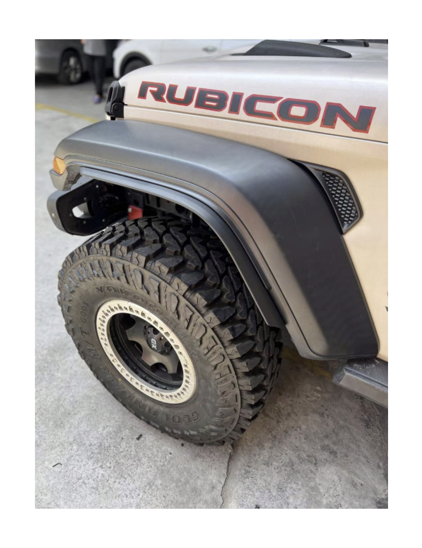 Jeep Wrangler JL JLU Rubicon USA Fender Flare Extensions