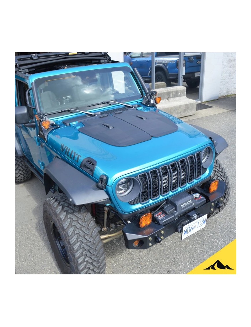 Cascadia 4x4 VSS System™ 2.0 Hood Solar Panel for Jeep Wrangler JL